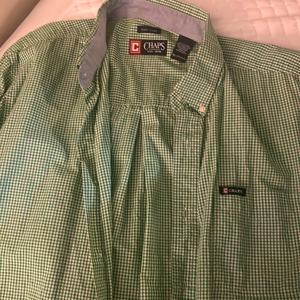 Chaps short sleeve casual dress shirt